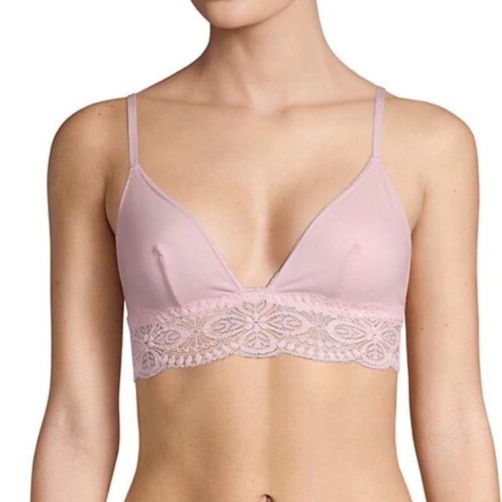 Cosabella Sonia Lace Trim Bralette Light Pink